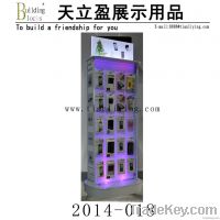 LED phone accessory display rack