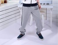 Boy's sportswear stock child autumn trousers cotton pants