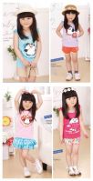 Children girl cotton T-shirts kids tank top