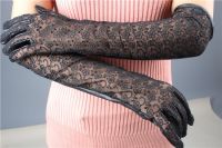 customization leather lace gloves mittens hot sell