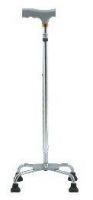 Aluminum Four-legged Adjustable Walking Cane