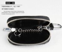 Leather Car Key Case With Car