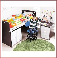 Nice Design Single Beds With Computer