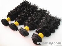 Remy Jerry Curl Hair Extensions Natural Color 12"-28"