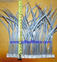 Stripped Goose Biots Feather  Fringe From