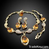 2014 cool summer china cheap wholesale jewelry set with big orange cry