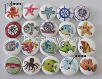 Printing  Wooden Button  