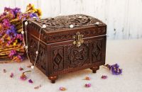 Carved jewelry-box