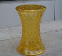 Colorful  transparent  plastic stool  