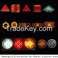 ECE SAE LED truck parts stop light tail lamp turn signal side marker