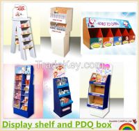 Free plain sample cardboard display shelf, counter dsiplay