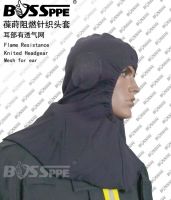 Falme Resistant headgear Fire Protective hood mesh ear