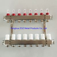 8 Port Stainless Steel Underfloor Heating Manifold Set