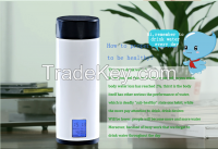 2014 Bpa free double wall Tritan insulated Travel mugs Intelligent reminder mugs for lovers