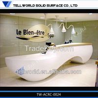 2014 hot sales beauty salon reception desks; small reception desk for salon furniture