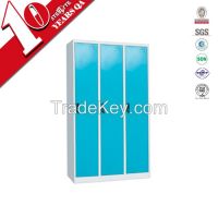 3 Vertical Door Steel Clothes Staff Storage Locker