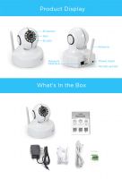 Sricam SP011 Wireless 720P HD P2P 128G MicroSD Card PTZ IP Camera