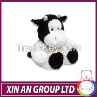 Custom Design Wholesale Stuffed Black Cow