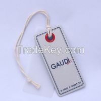 High quality paper printed garment hang tags for clothing swing labels