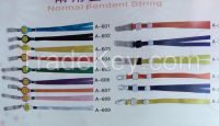 Custom Flat Polyester Lanyards, Flat Printed Lanyard with Bulldog Clip