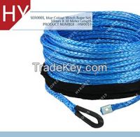Black Soft Eyelet Sleeve Blue Color