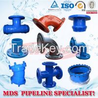 ductile iron pipe fittings, DI pipe fitting