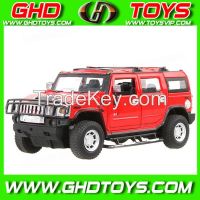 latest MZ 1:32 authorization alloy Hummer H2 licensed die-cast toy cars with lights and music