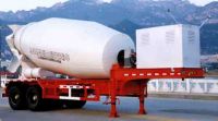 2 Axles concrete mixer semi-trailer