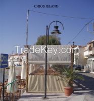 Lamp Post With One Aluminium Lighting