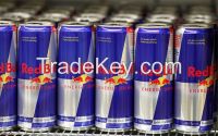 RED ENERGY DRINKS BULL/ Red /silver