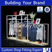 Tailor made modern design fashion  clothing display units