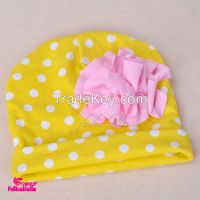 children hat baby hat 100% cotton lovely infant headwear polka dots baby cap