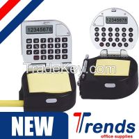 creative calculator tape measure with memo, innovative tape measuring 