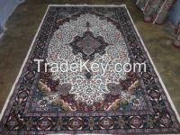 hand knotted viscose Rayon silk carpets