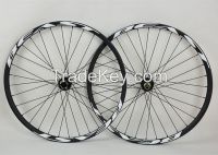 29er 27.5er 27mm wide Bead hookless MTB carbon wheels Clincher Tubeles