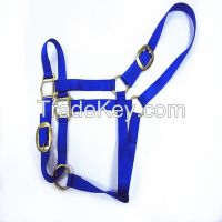 Nylon Horse Halter With Solid Brass