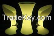 PE Plastic LED Furniture