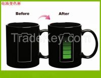 Logo Customized Color Changing Ceramic Mug