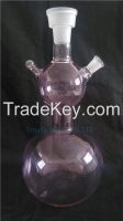 pink glass shisha of Arabic hookah with leather box