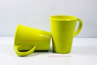 Melamine cup with handle