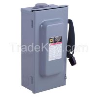 SQUARE D DU321RB Safety Switch, 30A, 240VAC, 3PH