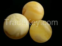 Natural baltic round amber beads