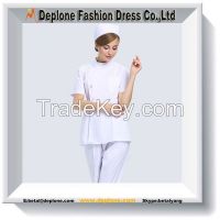 Medical White Nurse Long Sleeve Working