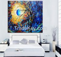 Sea Oil Painting Abstract Painting Sunset