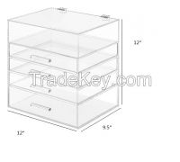 acrylic makeup storage box