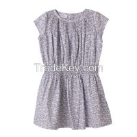 Light Purple Girls' Cotton Dress