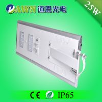 25W IP65 super bright integrated all in one solar led street light solar light wall plant pot