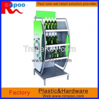 beer bottle rack,metal beer bottle display,beer storage rack,wine rack and can stacker,wine storage, Custom Metal Display,Supermarket Display Stand,Chain Stores Display Racks,Grocery Food Rack,Gondola Store Shelving 