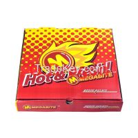 Customized 1-6 Color Flexo Printing Low MOQ Take-Away Pizza Box