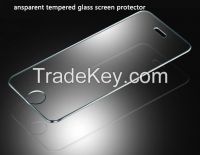 Transparent tempered glass screen protector for iphone 6/6plus 5/5s/5c samsung s6/s6 edge note4